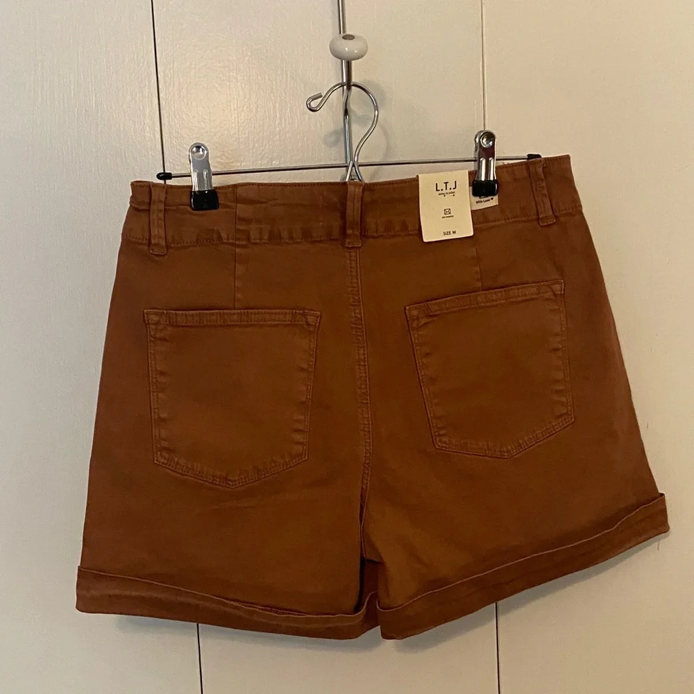 Women's Brown Shorts - Picture 3 of 4